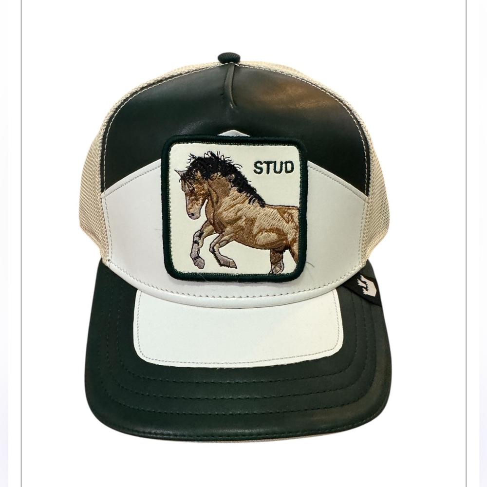 Goorin Bros. Moto Stud Faux Leather Trucker Hat, Alternate, color,  Goorin Bros.